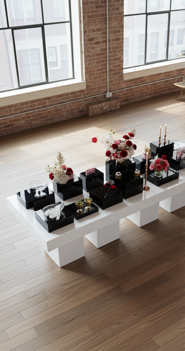 Corporate Event Displays for catering and event displays